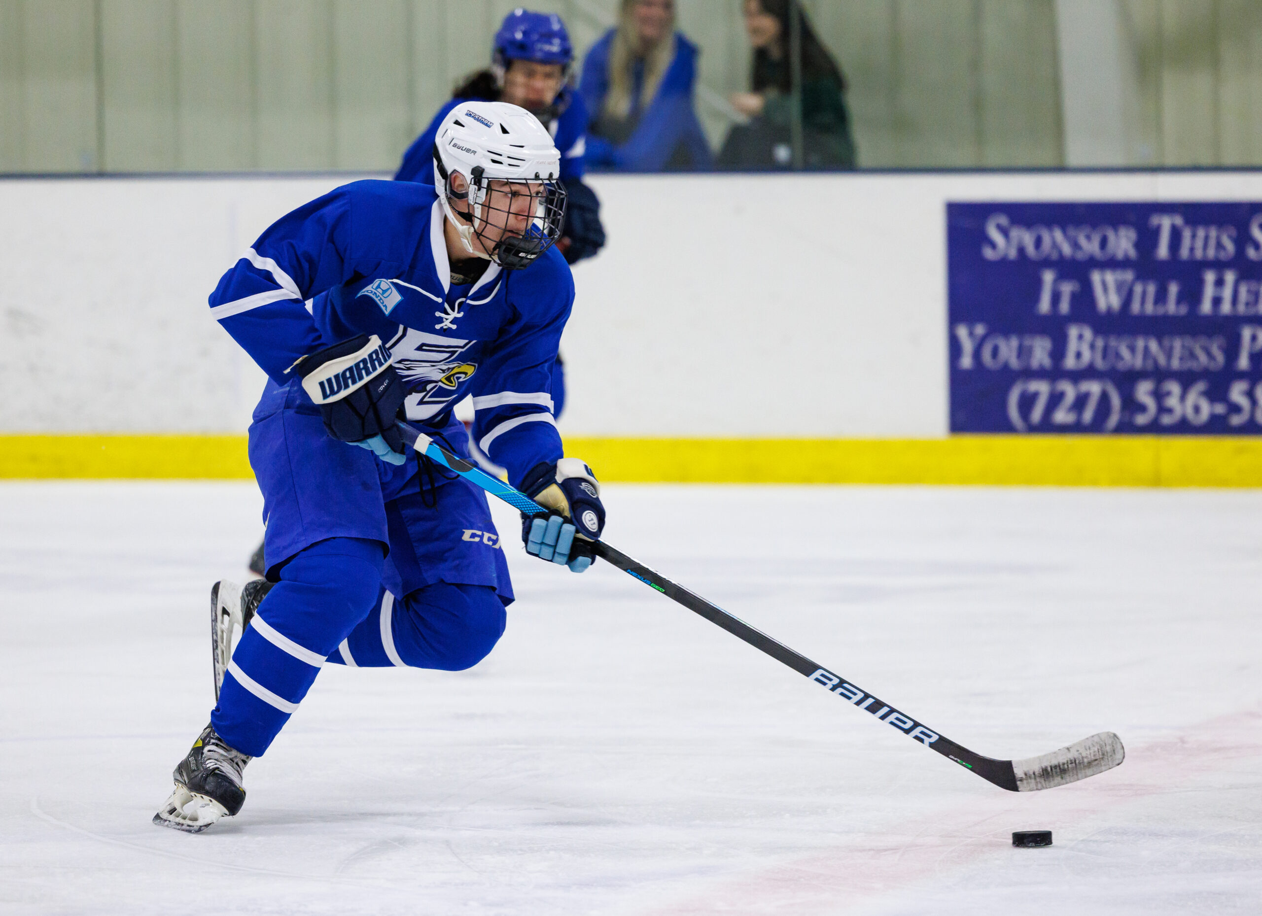 TAMPA, FL - FEBRUARY 5: East Lake High School defeats Mitchell High School 5-1 in the second round of the Lightning High School Hockey playoffs and advance to the semi-finals at the Clearwater Ice Arena on Sunday, February 5, 2023 (Photo by Casey Brooke Lawson/Tampa Bay Lightning)