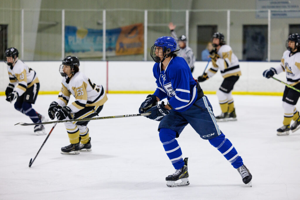 TAMPA, FL - FEBRUARY 5: East Lake High School defeats Mitchell High School 5-1 in the second round of the Lightning High School Hockey playoffs and advance to the semi-finals at the Clearwater Ice Arena on Sunday, February 5, 2023 (Photo by Casey Brooke Lawson/Tampa Bay Lightning)