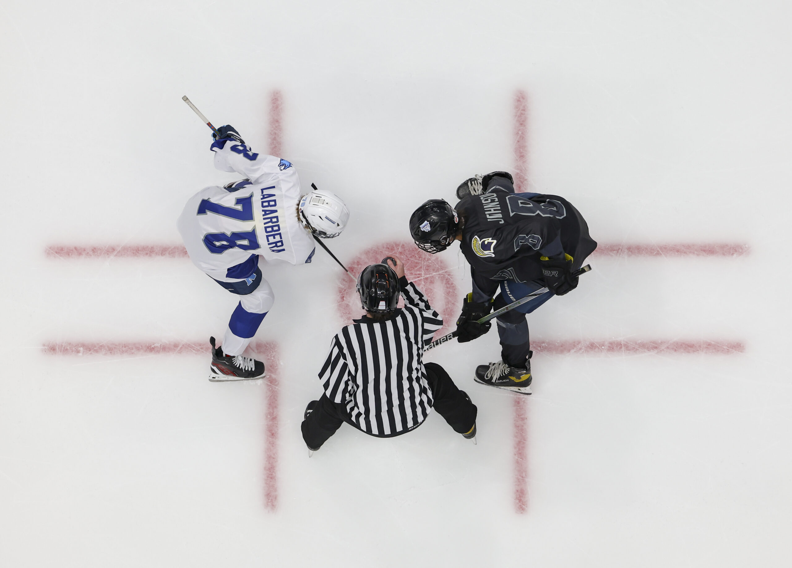 TAMPA, FL - JANUARY 17: The 2023-24 Lightning High School Hockey League All-Star Game on January 17, 2024 at Amalie Arena in Tampa, FL (Mark LoMoglio/Tampa Bay Lightning)
